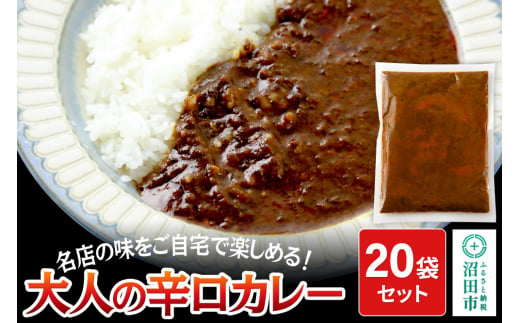 みのや 大人の辛口カレー 20袋セット