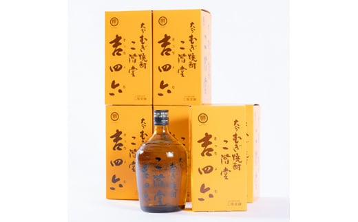 大分むぎ焼酎　二階堂吉四六瓶25度(720ml)6本セット【1550339】 1506293 - 大分県日出町