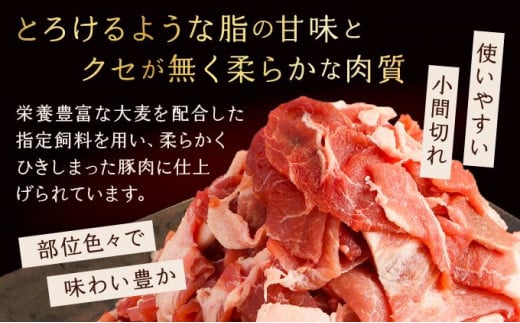 京都府京都市のふるさと納税 【京都特産ぽーく】京都ぽーく 豚肉小間切れ（225g×4パック 計900g）