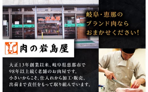 岐阜県恵那市のふるさと納税 【年内発送】飛騨牛100% ハンバーグ7個 A5,A4ランク 特製笠置ゆず使用おろしポン酢付 和牛 国産 惣菜 恵那市 / 岩島屋 [AUAJ023]