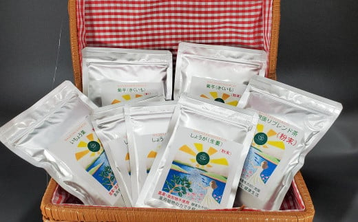 粉末 薬用植物の人気 4種セット 薬草 健康食品 / 調味料 ショウガ キクイモ 薬草 手軽 長崎県 長崎市