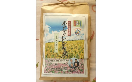 【令和6年度産】ホロかけレンゲ米　特別栽培米　10kg（ミルキークイーン） ／ 無農薬 おこめ コメ 埼玉県 1506793 - 埼玉県川越市