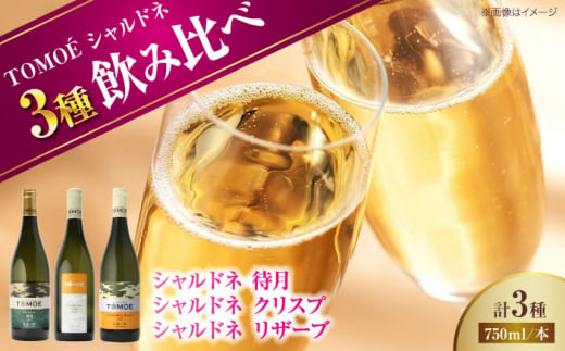 〜三次のシャルドネ尽くし〜TOMOEのシャルドネワイン堪能 3本セット ワイン 受賞 飲み比べ ワインセット ギフト 三次市/広島三次ワイナリー[APAZ034]