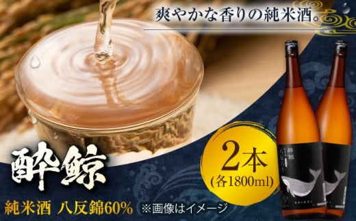 酔鯨 純米酒 八反錦60% 1800ml 2本 日本酒 地酒 【有限会社　近藤酒店】 [ATAB055] 442306 - 高知県高知市