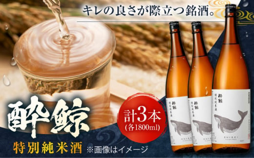 酔鯨 特別純米酒 1800ml 3本 日本酒 地酒 【近藤酒店】 [ATAB009] 440756 - 高知県高知市