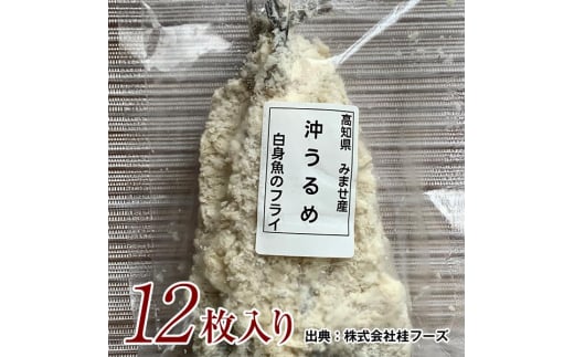 沖うるめのフライ 12枚 桂フーズ 冷凍便 沖ウルメ ニギス 【グレイジア株式会社】 [ATAC159] 459543 - 高知県高知市