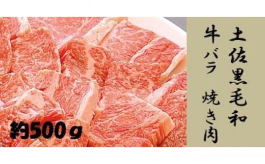 土佐黒毛和牛　バラ　焼き肉　約500g【（有）蔵多堂】 [ATAE013] 580121 - 高知県高知市