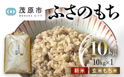 新米 令和6年産 千葉県茂原市産 ふさのもち 玄米10kg もち米 MBAM012 1509593 - 千葉県茂原市