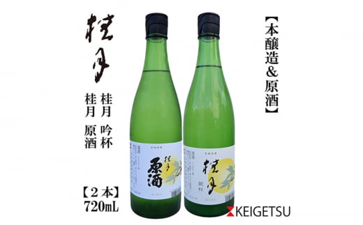 桂月 原酒 銀杯 720ml 各1本 日本酒 地酒 【近藤酒店】 [ATAB198] 438145 - 高知県高知市