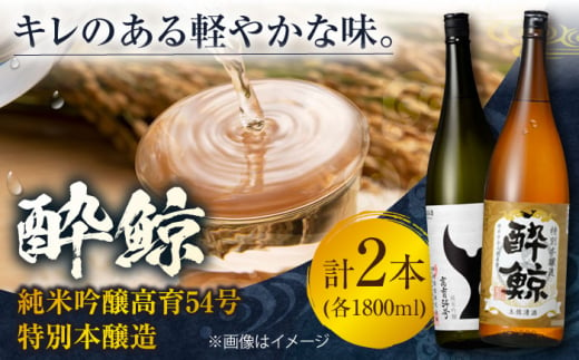 酔鯨 純米吟醸高育54号&特別本醸造 1800ml 2本 日本酒 地酒 【近藤酒店】 [ATAB024] 442281 - 高知県高知市