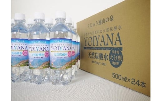 ２か月に１度のお届け！全６回 定期便＞天然炭酸水YOIYANA 500ml×24本 - 大分県由布市｜ふるさとチョイス - ふるさと納税サイト