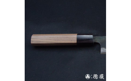 土佐黒打ち刃物 小柳包丁 120mm | 両刃 白紙1号 胡桃八角 徳蔵オリジナル【37002】  [ATAC105]