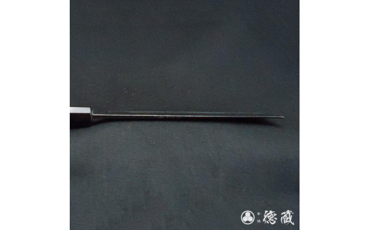 土佐黒打ち刃物 菜切包丁 165mm 両刃 青紙スーパー 紫檀八角 徳蔵オリジナル 【37013】[ATAC112]