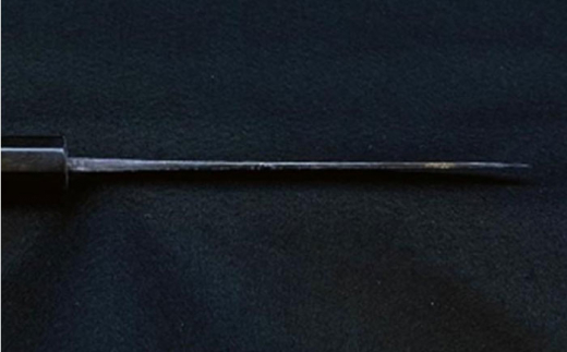 土佐黒打ち刃物 三徳包丁 165mm | 両刃 青紙2号 水牛朴八角 徳蔵オリジナル【37003】[ATAC106]
