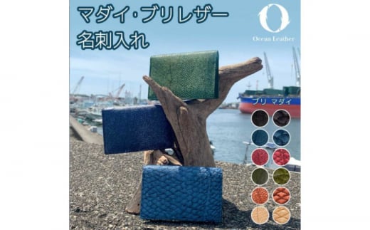 【Ivory Black】Ocean Leather 名刺入れ【マダイ】L【興洋フリーズ株式会社】 [ATBX066-01] 1509832 - 高知県高知市