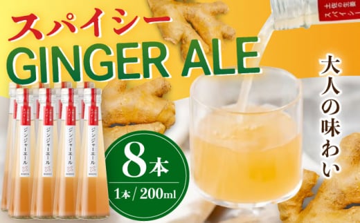 土佐の生姜 スパイシージンジャーエール 8本セット 【あおぞら蒼空舎】 [ATCY001] 460899 - 高知県高知市