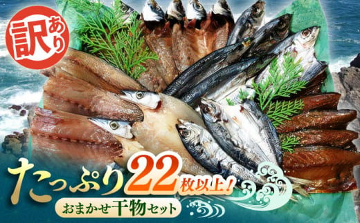 ワケありおまかせ干物セット たっぷり22枚以上! 【株式会社 ひらきの高橋】 [ATBU002] 438200 - 高知県高知市