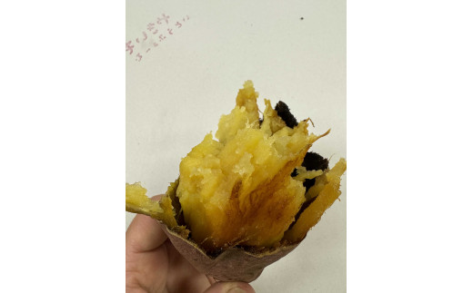 【イメージ】焼き芋にすると、紅はるかのそのものの甘みを楽しんでいただけます。