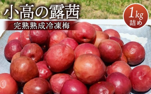 小高の露茜(完熟熟成冷凍梅) 1Kg詰め【67001】 1509579 - 福島県南相馬市