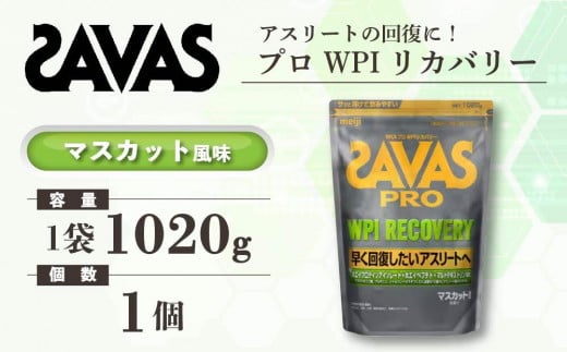 明治 ザバス プロ WPI リカバリー マスカット風味 1020g [1袋][SAVAS ザバス プロテイン 人気プロテイン 明治プロテイン 健康 健康食品 美容 ボディメイク 体づくり 筋トレ 岡山県 倉敷市 人気 おすすめ]