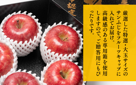 1月発送 premiumサンふじ 5個（約2kg） 厳選大玉 【おの果樹園・青森りんご・平川市産・1月】 - 青森県平川市｜ふるさとチョイス -  ふるさと納税サイト