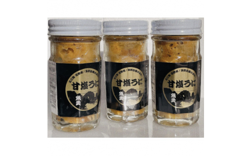 北三陸田野畑産 熟成甘塩うに 3本【1546863】