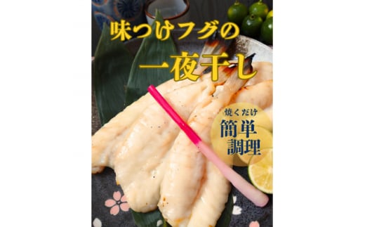 味付けフグの一夜干し＜C77-1＞_ 一夜干し 干物 魚介 魚 ふぐ フグ おかず おつまみ 人気 ギフト 贈答 贈り物 プレゼント 愛媛 八幡浜市 冷凍 産直 真空 お弁当 肴 産地直送 【1457048】 888788 - 愛媛県八幡浜市