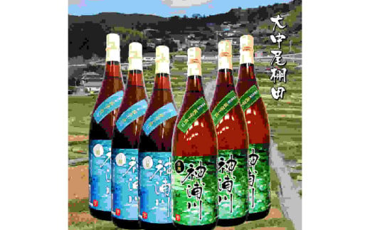 長崎レアもの棚田焼酎 【25゜神浦川】白麹・黒麹芋1800ml 各3本 全6本 ／ 酒 お酒 アルコール 焼酎 晩酌 芋 芋焼酎 お取り寄せ 霧氷酒造 長崎県 長崎市 1516951 - 長崎県長崎市