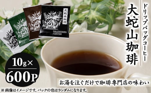 大蛇山珈琲　ドリップバッグコーヒー　10g×600コ　お湯を注ぐだけで珈琲専門店の味わい【1250597】 1504763 - 福岡県大牟田市