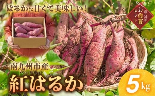 040-16-1 【お歳暮に】さつまいも「紅はるか」5kg