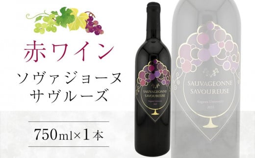 ソヴァジョーヌ・サヴルーズ 750ml×1本【日本ワイン赤 香川県産 ぶどう】 592873 - 香川県さぬき市