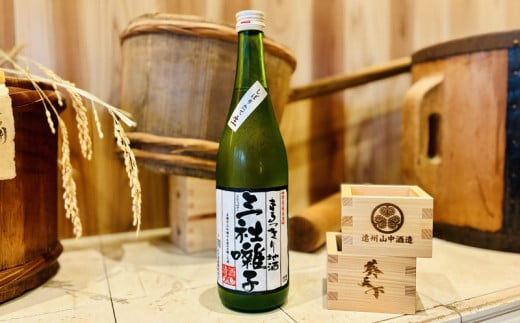 ６３２９　葵天下・しぼりたて特別純米生原酒「三社囃子」720ml×1本　令和7年1月初旬から順次発送（さんじゃばやし・ギフト箱入）遠州山中酒造 940214 - 静岡県掛川市