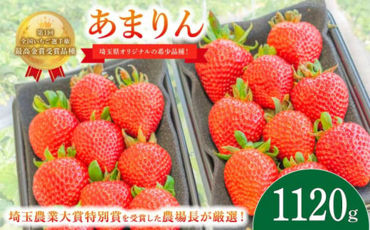 [予約受付] いちご あまりん 1.12kg (280g×4P) 選べる発送月 ふるさと納税3.0 クラウドファンディング 苺 イチゴ ストロベリー 産地直送 ご当地 果物 くだもの フルーツ デザート 食品 冷蔵 げんき農場 埼玉県 羽生市