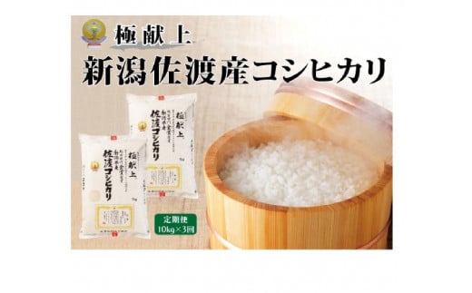 10kg【毎月定期便 3ヵ月】《食味鑑定士厳選》新潟県佐渡産コシヒカリ 1507347 - 新潟県新潟県庁