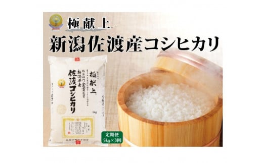 ５kg【毎月定期便 3ヵ月】《食味鑑定士厳選》新潟県佐渡産コシヒカリ 1507344 - 新潟県新潟県庁