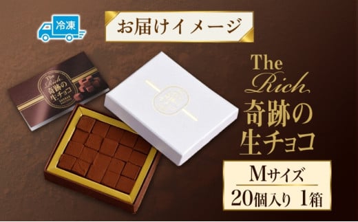 神奈川県平塚市のふるさと納税 生チョコ生みの親 小林正和監修 葩亭プロデュース TheRich 奇跡の生チョコ Mサイズ 20粒 なめらか 滑らか ベルギー産チョコレート 湘南ドルチェ みづほ野グループ【 平塚市 】