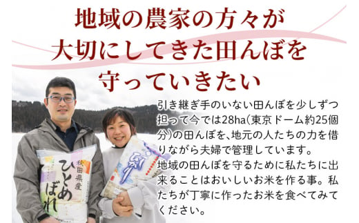 秋田県由利本荘市のふるさと納税 【白米】あきたこまち 令和6年産 秋田県産 五平農園のあきたこまち 5kg