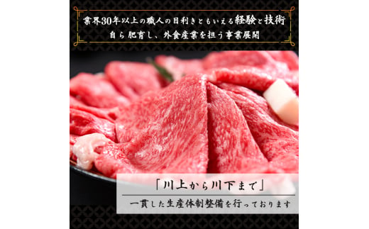 山形県寒河江市のふるさと納税 【年内配送（12月15日までのご入金）】黒毛和牛「山形牛」肩ロース すき焼き用 500g（500g×1パック） ※すき焼き用のご支持No1（当自治体内）※　021-D-YL045