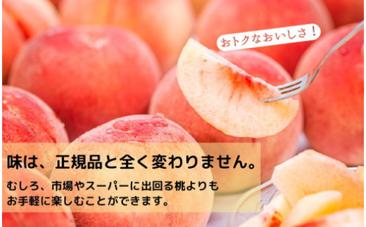 福島県国見町のふるさと納税 ◆2025年夏発送◆＜ 産直・家庭用 桃・約1.5kg ＞ ※北海道・沖縄・離島への配送不可 ※2025年7月上旬～8月中旬頃に順次発送予定