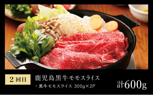 JA食肉かごしま】鹿児島黒牛 お試し定期便（全3回） 和牛日本一の「鹿児島黒牛」お肉 ステーキ すき焼き しゃぶしゃぶ 黒毛和牛 牛肉 冷凍 定期便  南さつま市 - 鹿児島県南さつま市｜ふるさとチョイス - ふるさと納税サイト