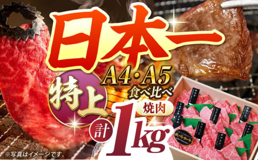 【特上ランク】 【A4-A5】長崎和牛 焼肉盛り合わせ（特上）約1kg 長与町/meat shop FUKU [ECS013] 国産 和牛 焼肉 セット こくさん 牛肉 やきにく 小分け 焼肉 焼き肉 塩 しお 冷凍 焼肉 焼き肉 ロース マルシン 食べ比べ 赤身 1kg 焼肉セット 1529968 - 長崎県長与町