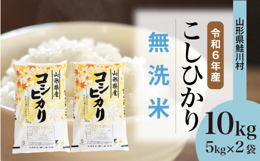 ＜令和6年産米＞ 鮭川村 コシヒカリ 【無洗米】10kg（5kg×2袋）＜配送時期選べます＞ 1531107 - 山形県鮭川村