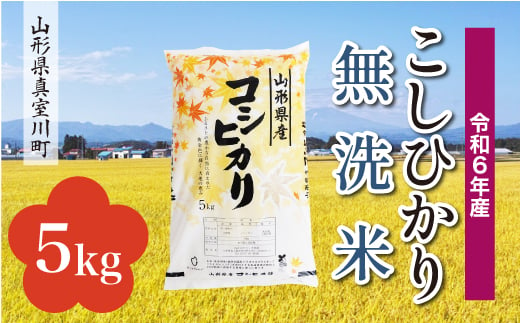 ＜配送時期が選べて便利＞ 令和6年産 真室川町 コシヒカリ［無洗米］ 5kg（5kg×1袋） 1538118 - 山形県真室川町