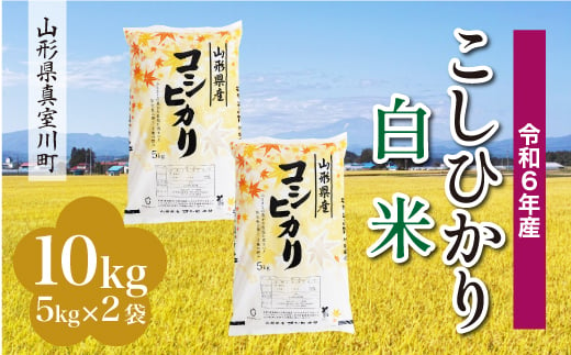 ＜配送時期が選べて便利＞ 令和6年産 真室川町 コシヒカリ  ［白米］ 10kg（5kg×2袋） 1538120 - 山形県真室川町