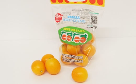 [宮崎県産[2025年 数量限定]大粒 完熟キンカン たまたま 250g 小袋10袋入り]2025年1月中旬〜2月下旬迄に順次出荷 金柑 きんかん フルーツ 柑橘 果物 くだもの 数量限定 小袋 セット