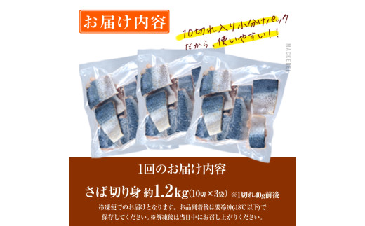 大分県佐伯市のふるさと納税 訳あり・さば 切り身(総計約1.2kg・30切)訳あり さば 切り身 セット 冷凍 国産 切身 魚 海鮮 おかず 骨抜き 骨なし 骨取り 個包装 鯖 惣菜 簡単調理 無塩 フライ 塩焼き 味噌煮 大分県 佐伯市【AQ88】【(株)やまろ渡邉】