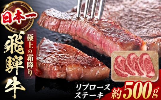 飛騨牛 リブロースステーキ 計500g（3枚）/ 牛肉 リブロース ステーキ / 白川町 / 浅井商店 [AWBJ007] 731233 - 岐阜県白川町