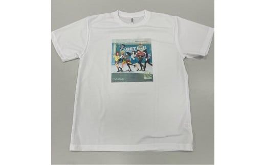 【京都市交通局】“地下鉄に乗るっ”10周年記念デザインＴシャツ（ホワイト／Ｌサイズ） 1531721 - 京都府京都市