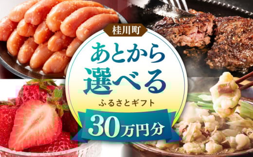 【あとから選べる】桂川町ふるさとギフト 30万円分 [ADBV009] 1522100 - 福岡県桂川町