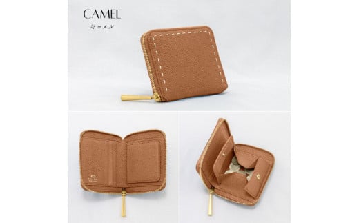 BONNY(ボニー)/本革ラウンドファスナー二つ折り財布　CAMEL(キャメル) 1447591 - 大阪府東大阪市